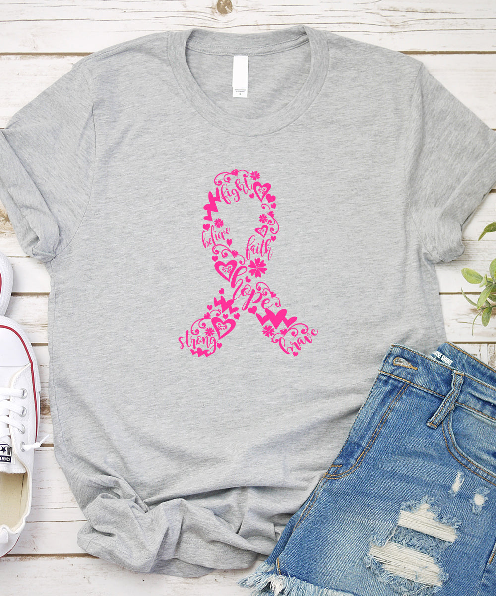 October Breast Cancer Ribbon